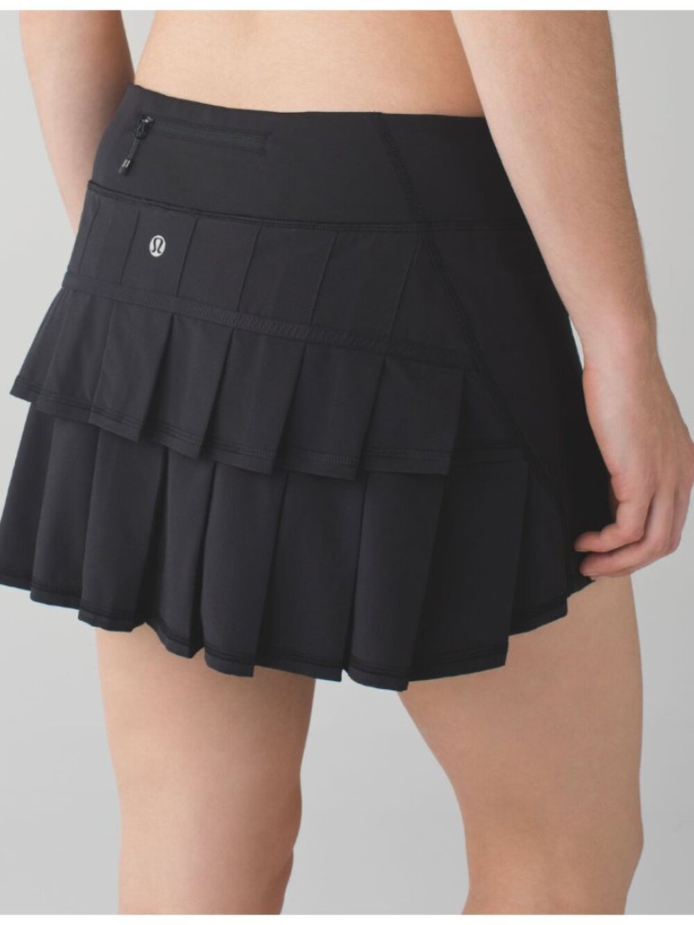 Lululemon Run: Pace Setter Skirt Black, 8